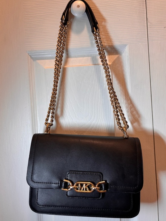 Michael Kors Handbags - Michael Kors Heather Large Leather Shoulder Bag